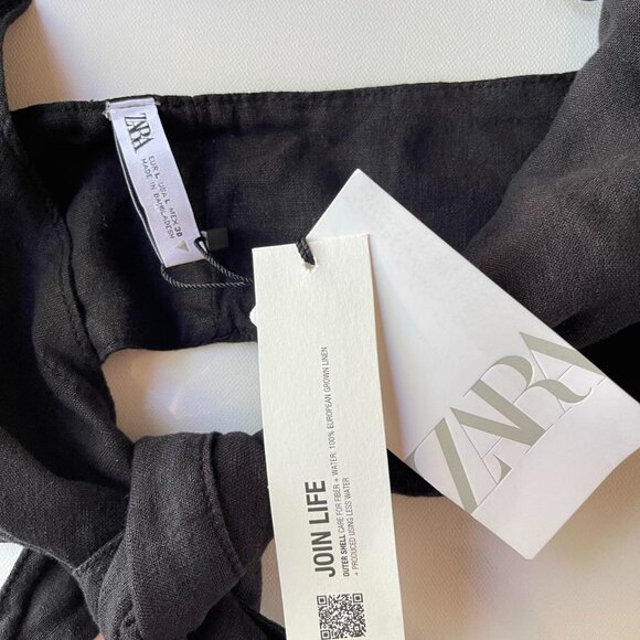 NWT Zara Linen Halter Top - Picture 7 of 11